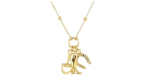 Italian 18kt Gold Over Sterling Southwestern Charm Necklace
