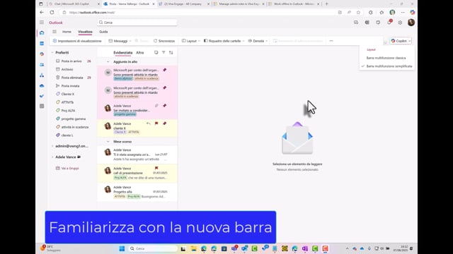 W1-1-11 Familiarizza con la nuova barra