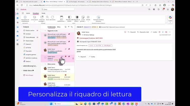 W1-1-10 Personalizza il riquadro di lettura