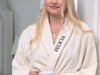Badekåpe med navn, creme