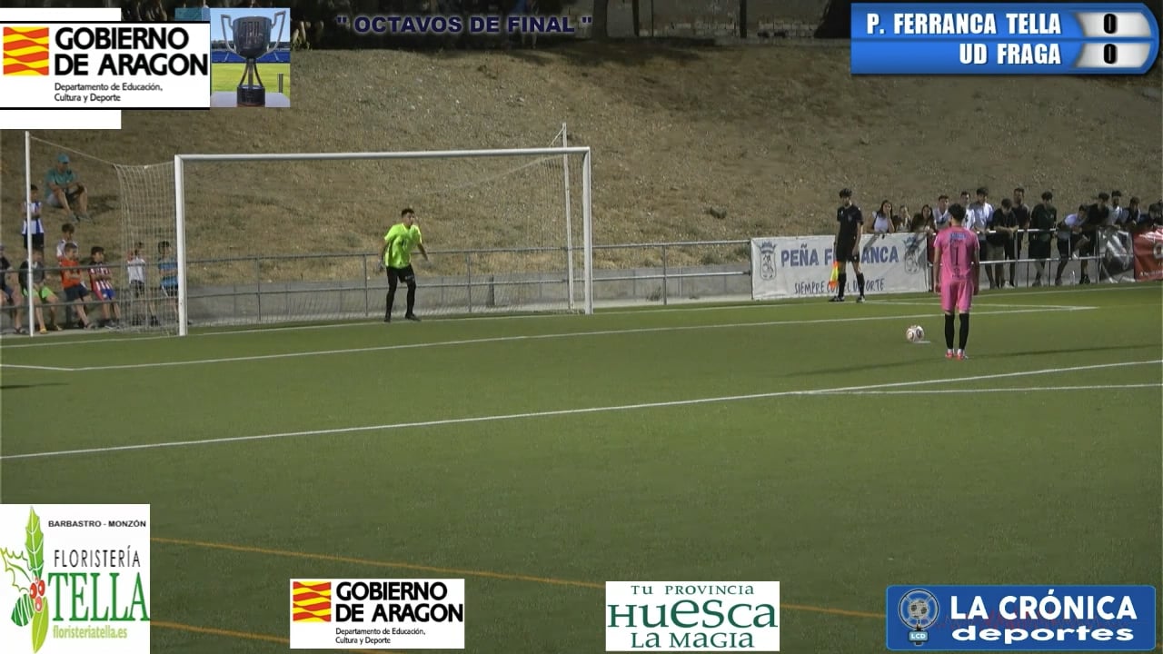 (RESUMEN Y PENALTIS) Peña Ferranca Tella 0-0 UD Fraga / Penaltis 2-4 / Octavos de final - II Edición Copa DPH