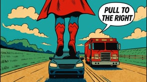 Pull to the right for first responders in Waco!
