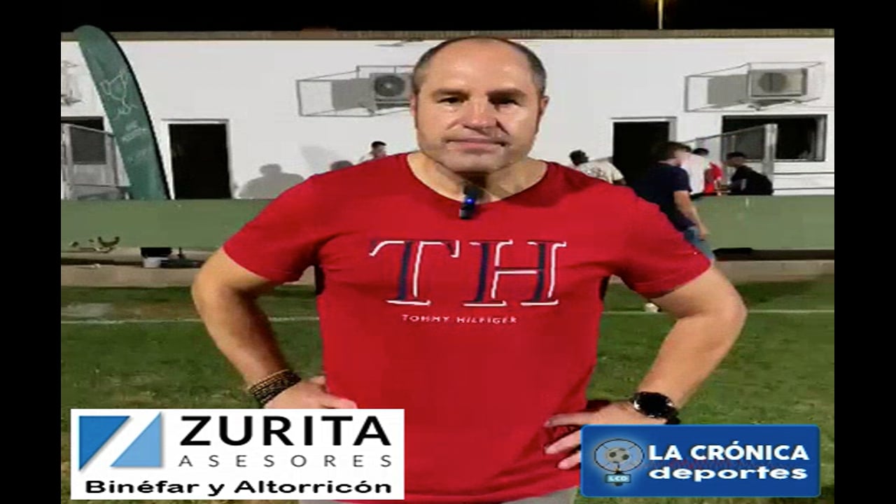 CHELU (Entrenador Altorricón) CD Altorricón 0-0 CD Binéfar / Penaltis 5-4 / Octavos de final - II Edición Copa DPH