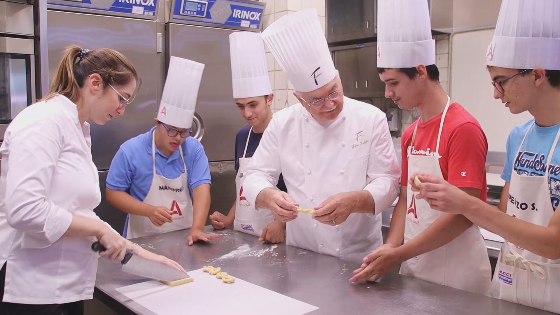 La torna nuziale realizzata dai ragazzi di ‘Adoremus’ con Gino Fabbri