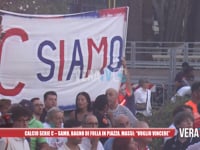 Calcio Serie C - Samb, bagno di folla in piazza. Massi: "Voglio vincere"