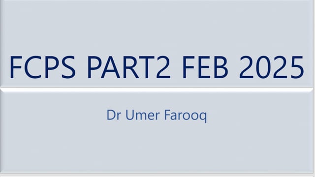 Lecture-3 || Dr Umer Farooq