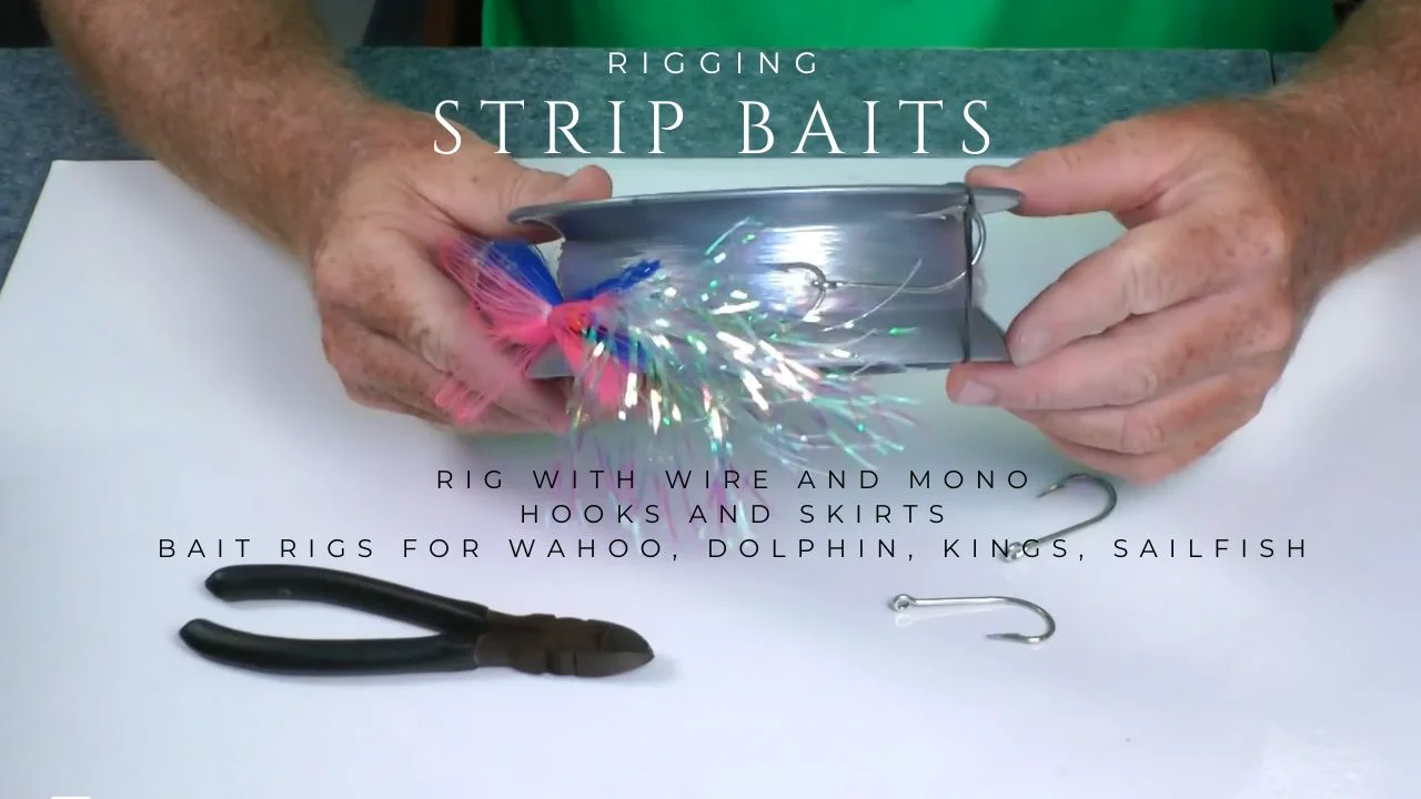 Bait Rigging Strip Baits for Saltwater Fishing In The Spread