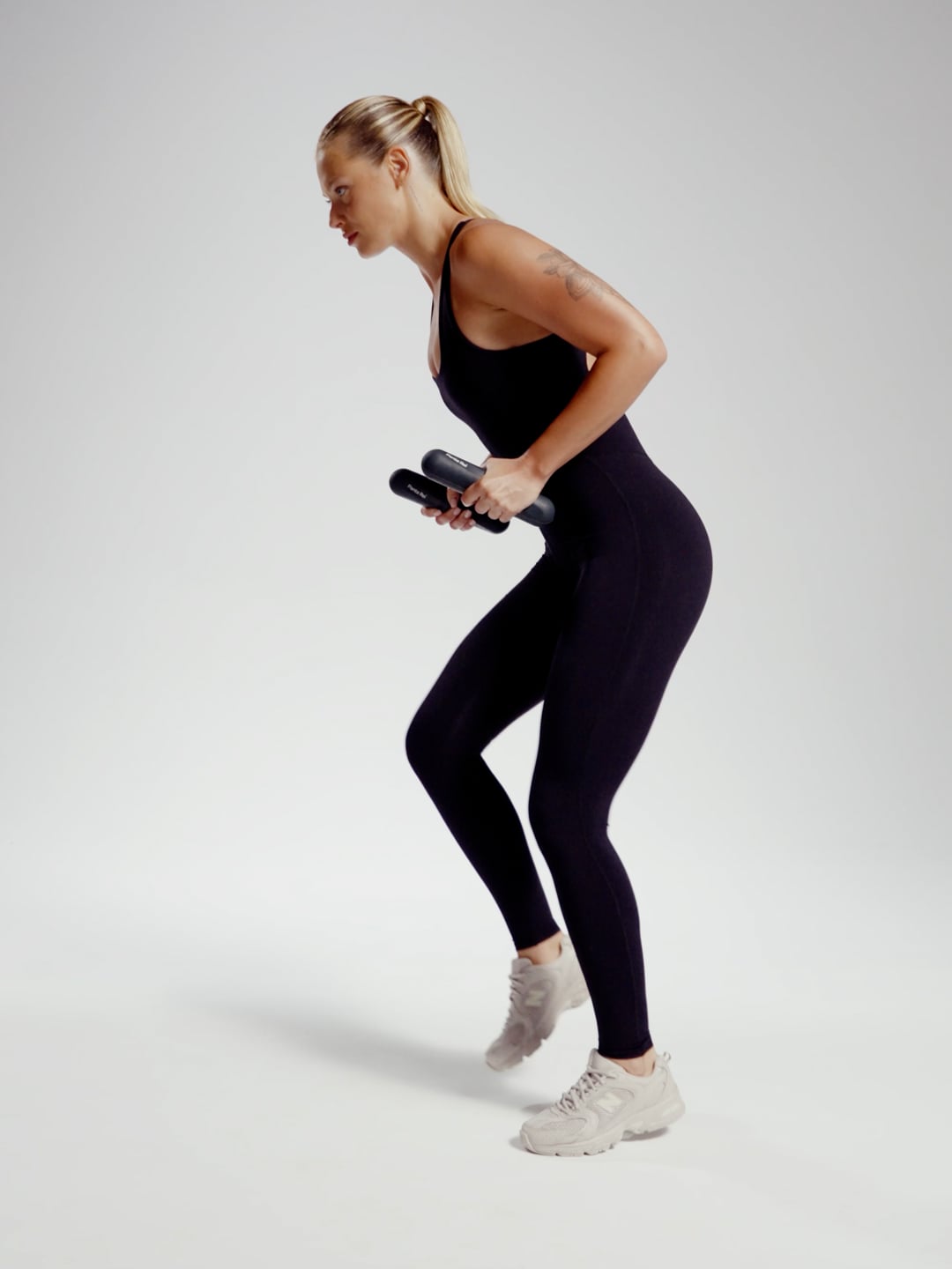 אוברול גב רייסר אורך 28” מבד nero