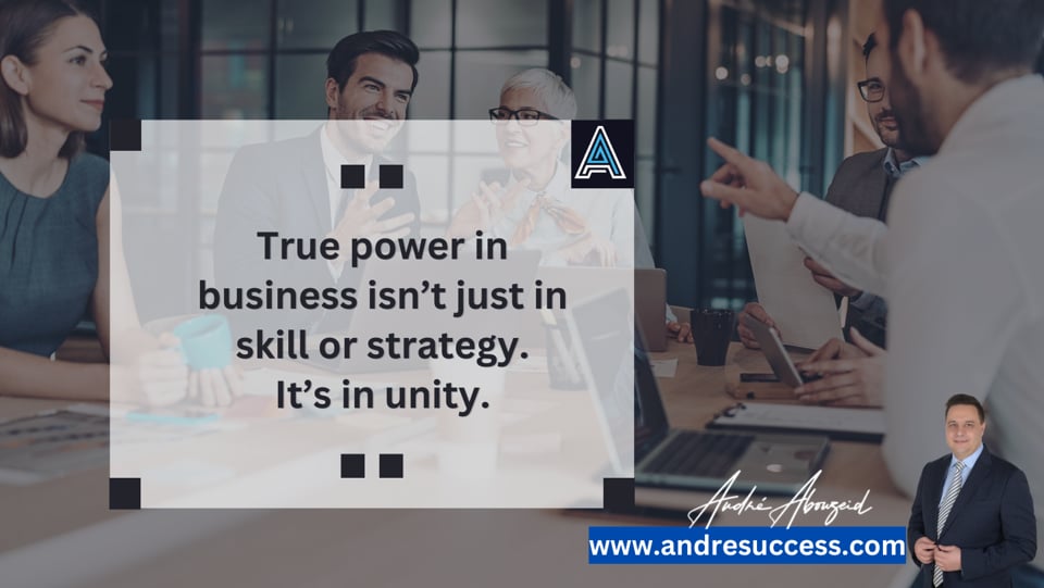 Unity Is Power: The Silent Force Behind Lasting Success