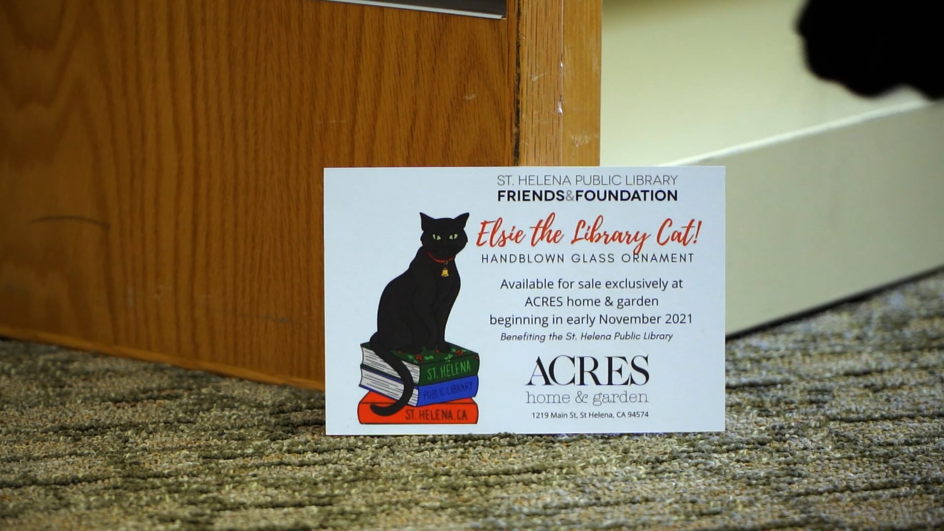 Saint Helena Public Library Bookmark Event 2022