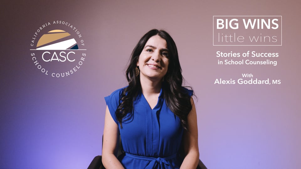Big Wins, Little Wins: Stories of Success in School Counseling with Alexis Goddard