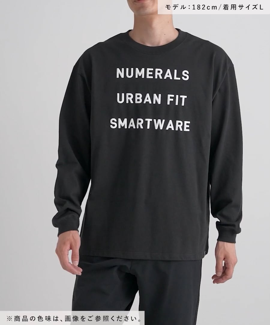 NUMERALS]フロントプリントロングスリーブTEE | [公式