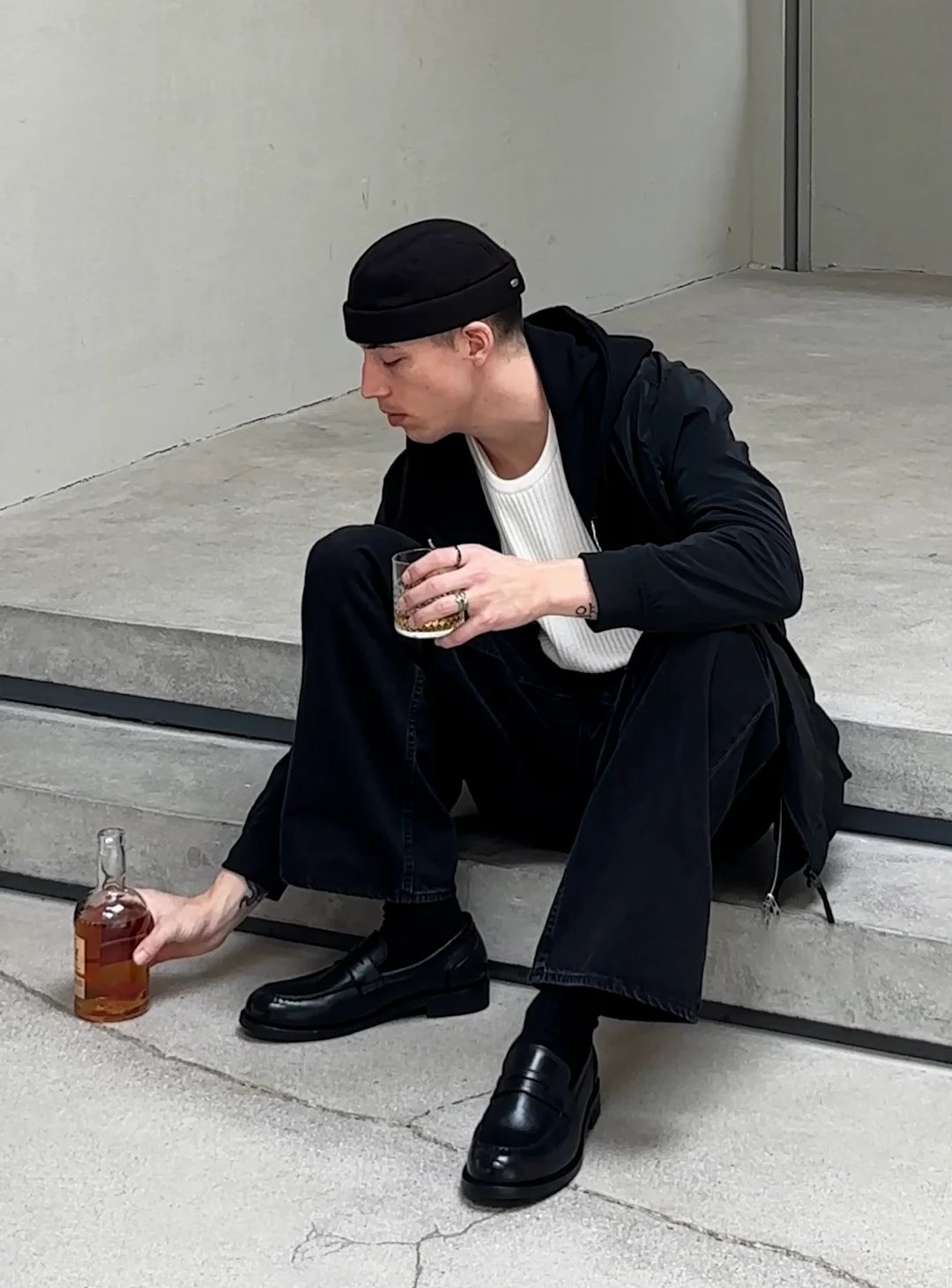 UC / MOLD CAP / CAMP / FADED BLACK(一年中 ヒサシノナイ ウォッチ