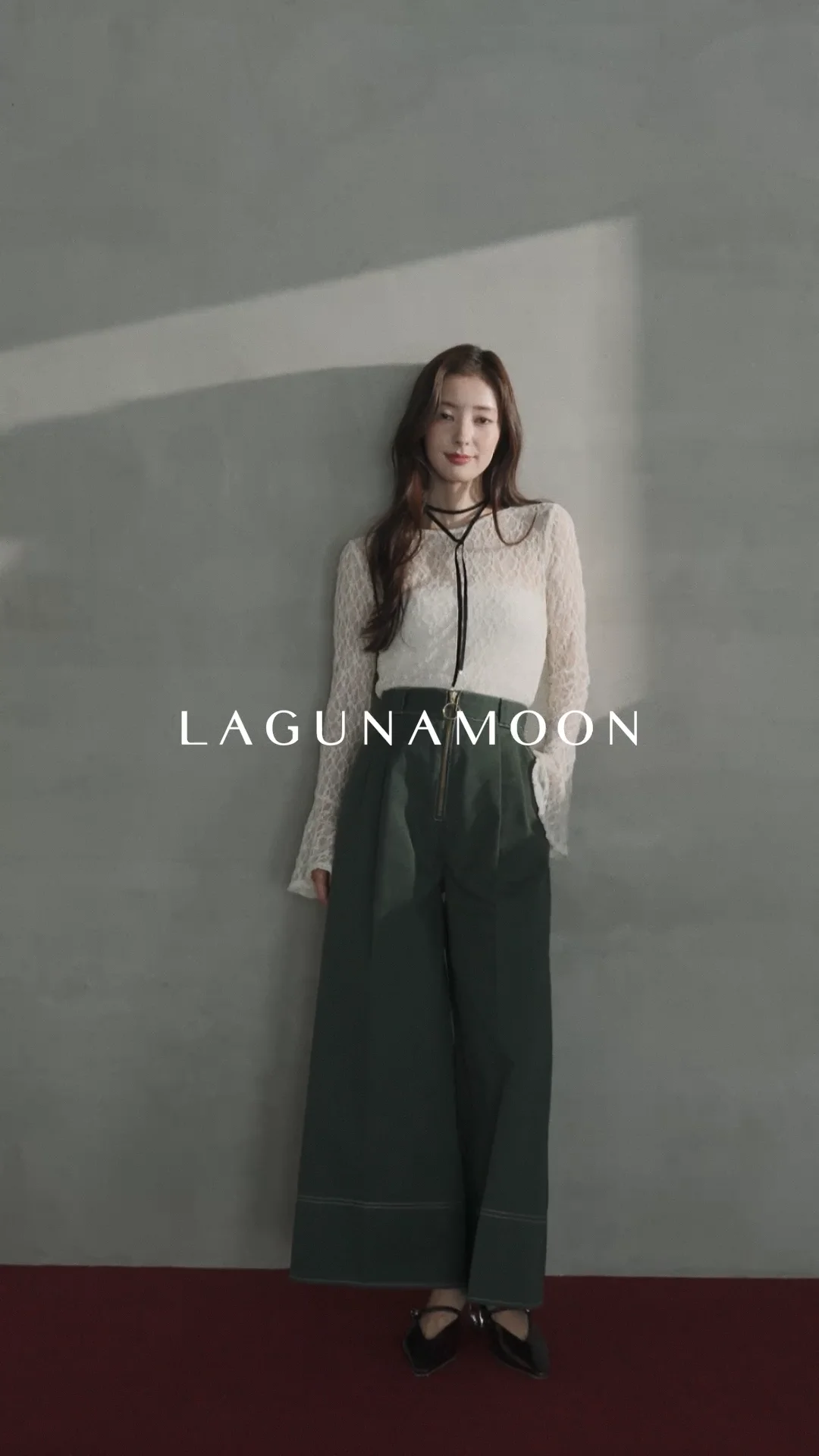 2WAYストレッチレーストップス｜ラグナムーン（LAGUNAMOON）公式