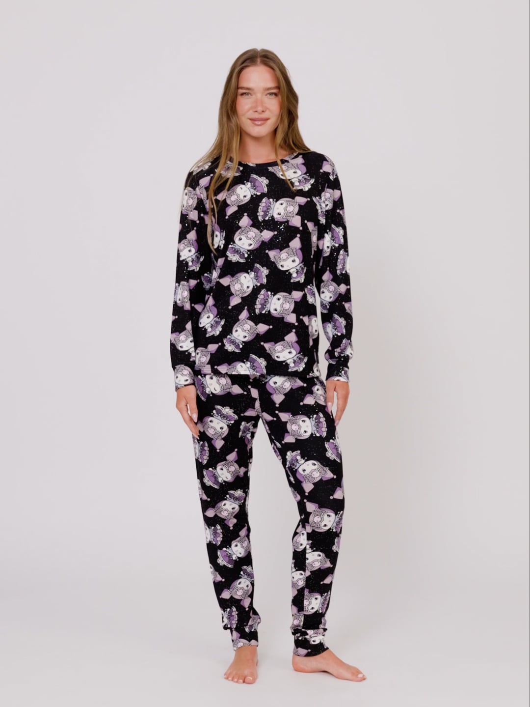 סט פיג’מה ארוכה דקה KURUMI