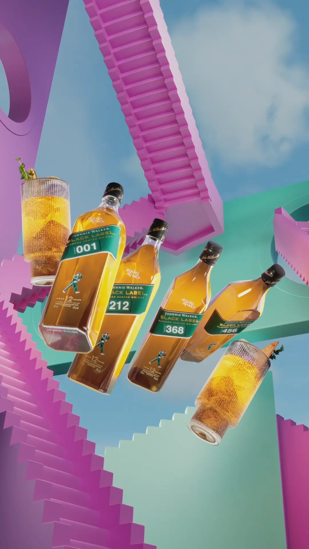 Johnnie Walker Black Label Squid Game Limited Edition | Johnnie