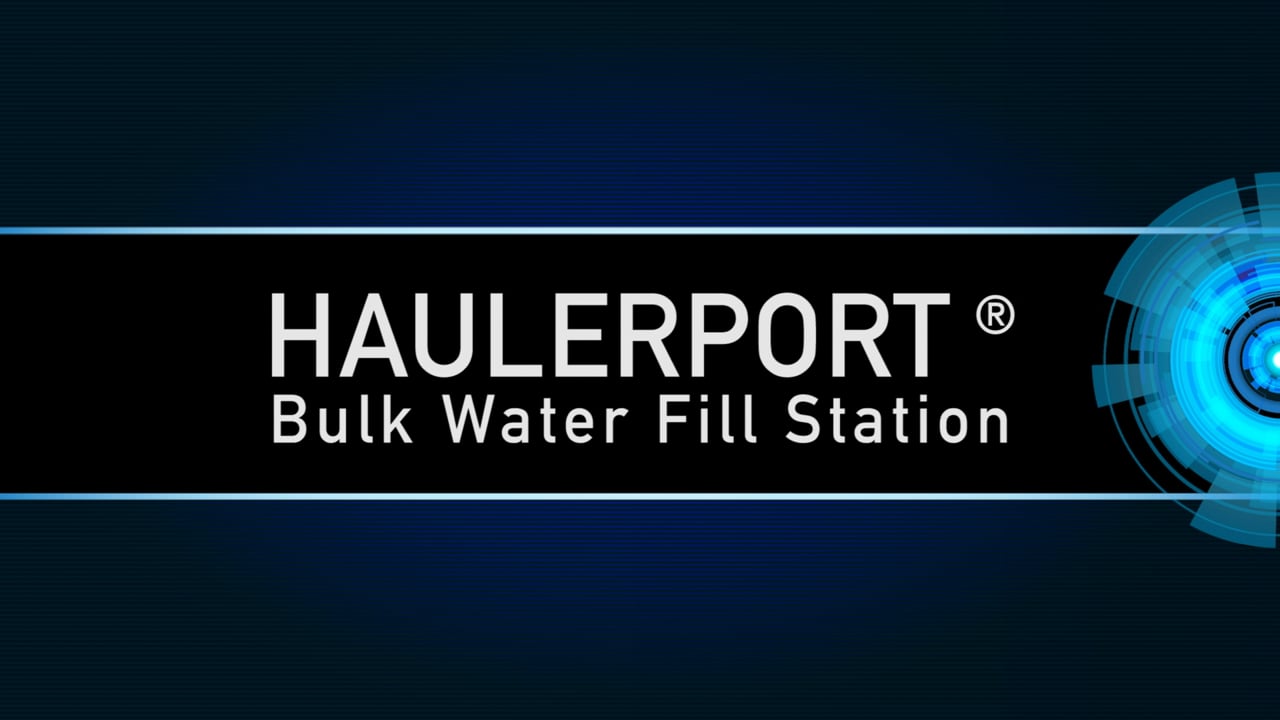 HAULERPORT Bulk Water Fill Station In Action
