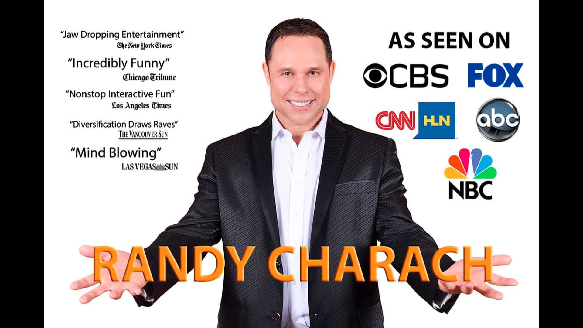 Promotional video thumbnail 1 for Randy Charach: Comedy Magician/Mentalist