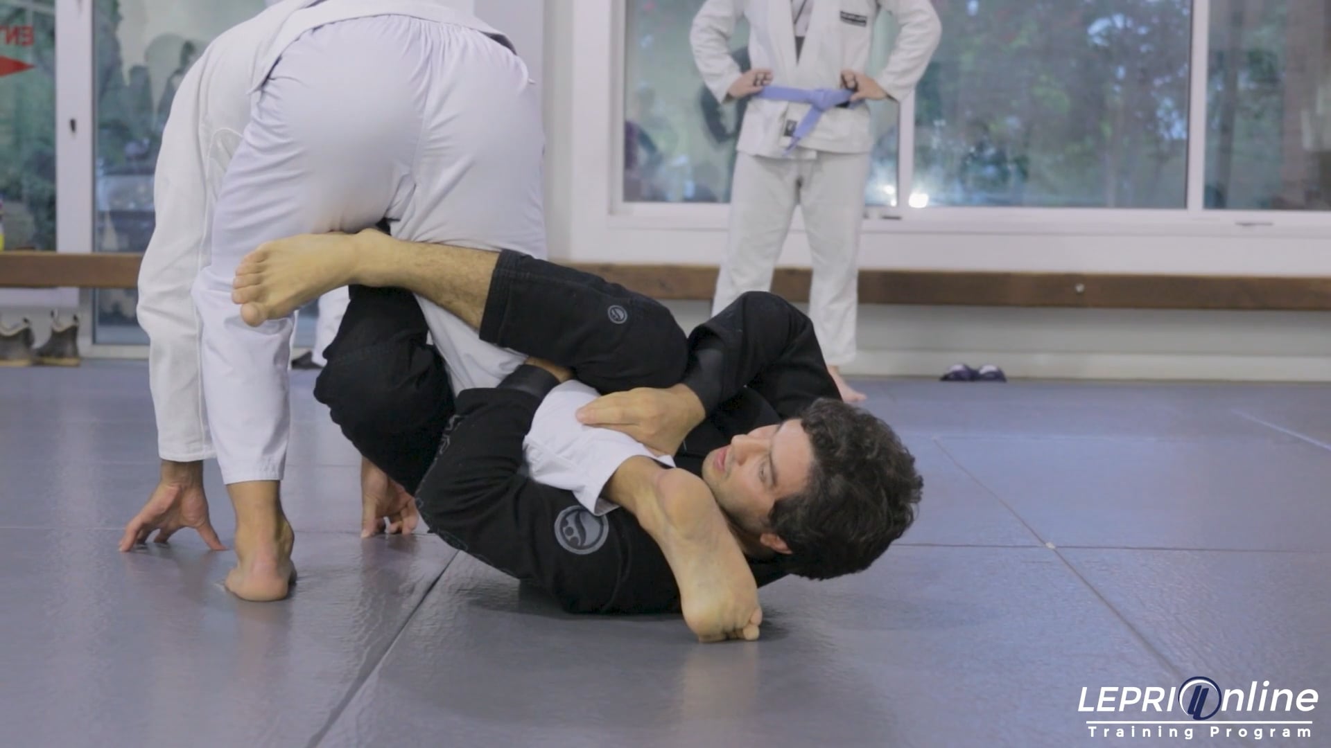 Lepri BJJ Online Training: Guard Pass Prevention to Leg Drag to Back Take