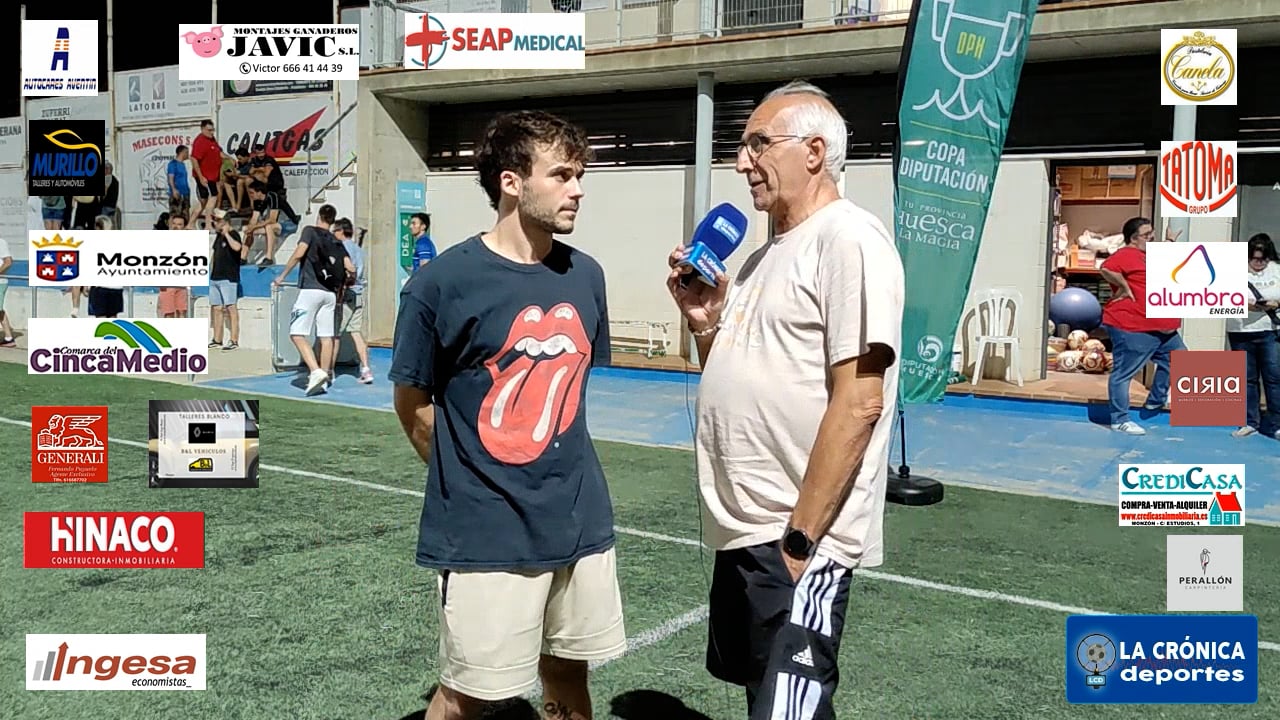 COPA  DIPUTACIÓN  PROVINCIAL DE HUESCA  CUARTOS DE FINAL   TAMARITE 2-0  AT.MONZÓN ALUMBRA  IAGO DIAZ ( JUGADOR AT.MONZÓN ALUMBRA )