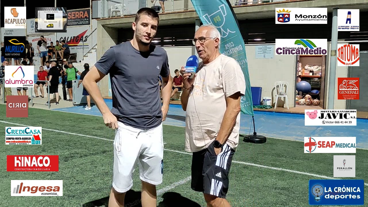 COPA  DIPUTACIÓN  PROVINCIAL  DE HUESCA  CUARTOS DE FINAL  TAMARITE 2-0 AT.MONZÓN ALUMBRA  CARMELO ( JUGADOR TAMARITE )