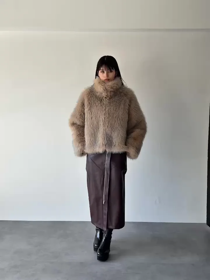 MIXフェイクファーブルゾン｜ムルーア（MURUA）公式通販｜RUNWAY