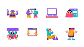 Animated Error Illustrations Art Set, a Technology Illustration by Brickclay (Thumbnail 5 of 5)