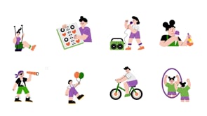 Animated Childhood Illustration Art, a Person Illustration by Brickclay (Thumbnail 5 of 5)