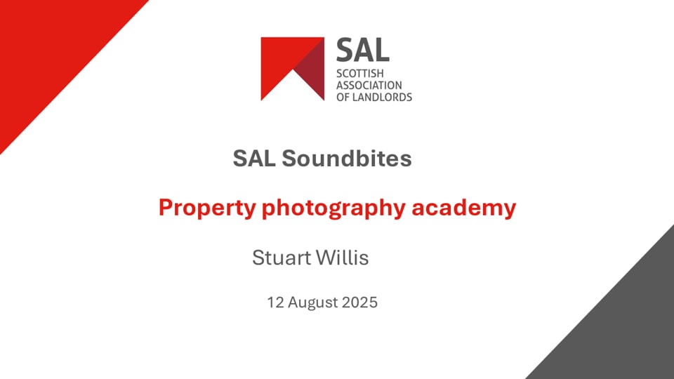 SAL Soundbites – Property photography academy