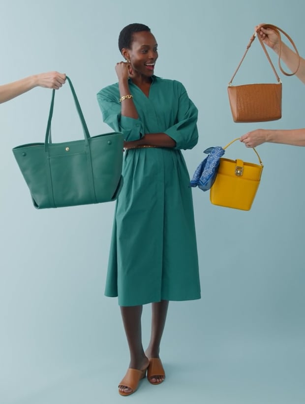 Harper Pebble Leather Tote