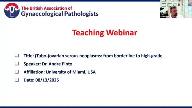 (Tubo-)ovarian serous neoplasms from borderline to high-grade