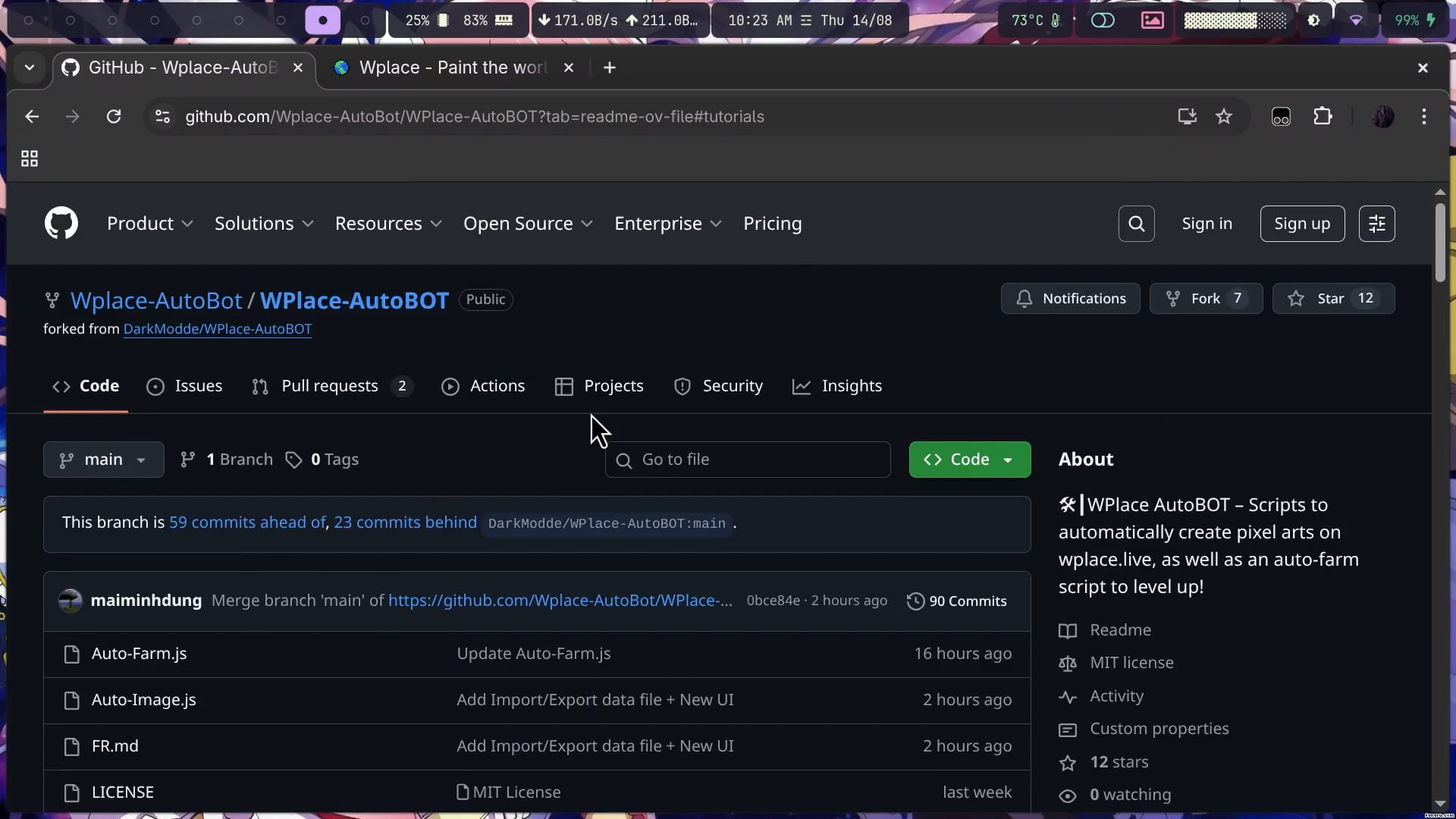 WPlace Bot Tutorial | Videos & Movies on Vimeo