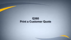 Print a Quote