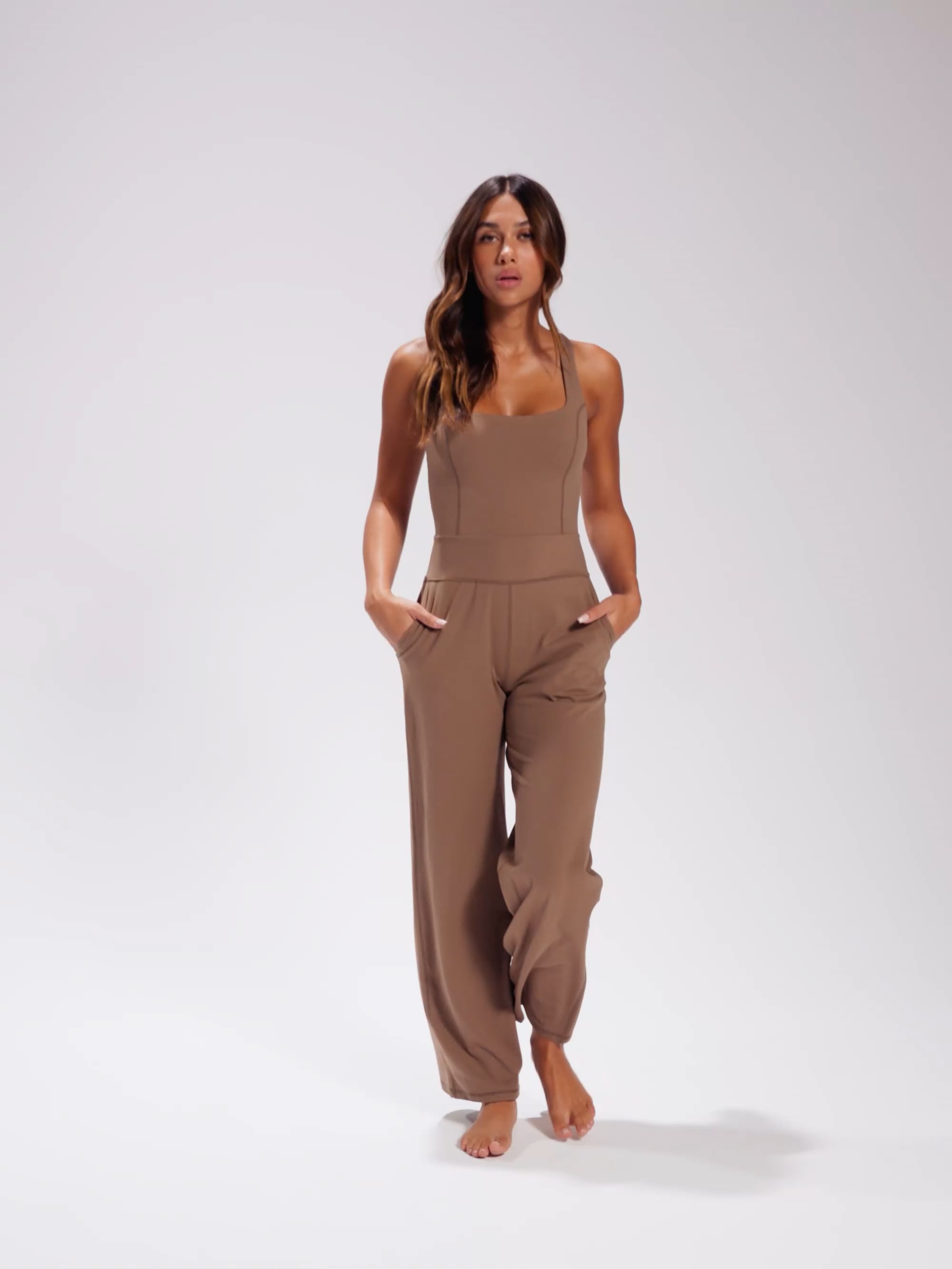 אוברול בגזרה מתרחבת אורך ”25 מבד ilios