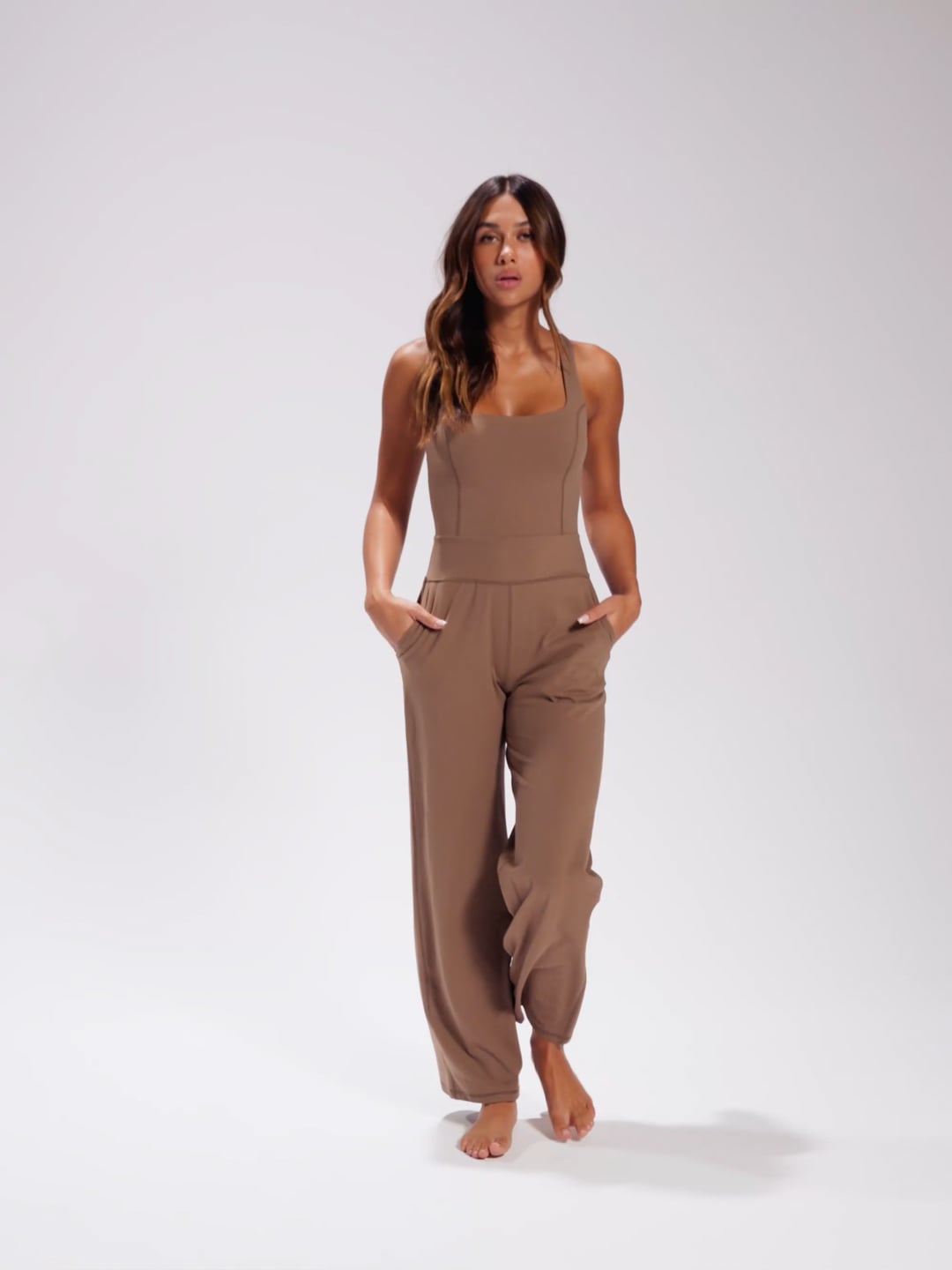 אוברול בגזרה מתרחבת אורך ”25 מבד ilios