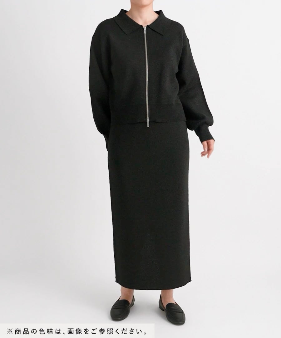 MorrisG401ブラック アイーダ] ピュア ウール ペンシル スカート, midnightblue | Max Mara