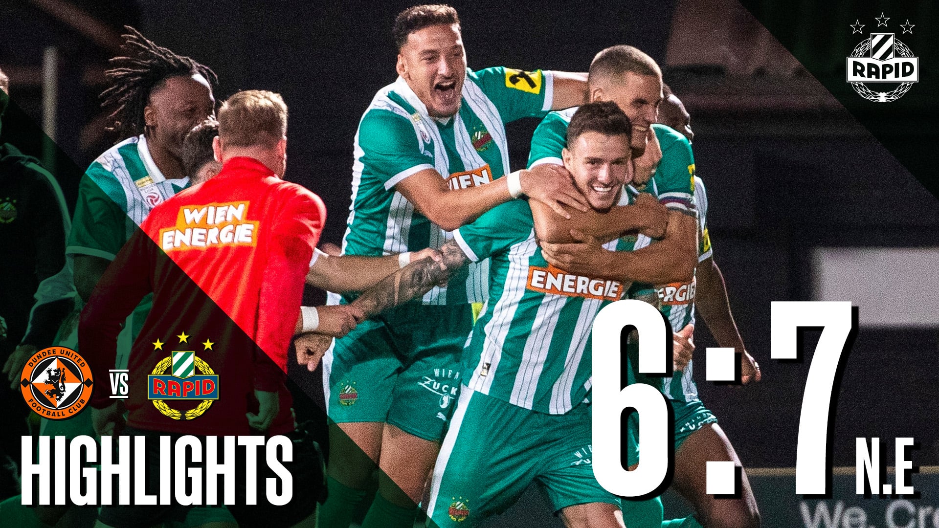 Highlights: Dundee United – SK Rapid | 14.08.2025