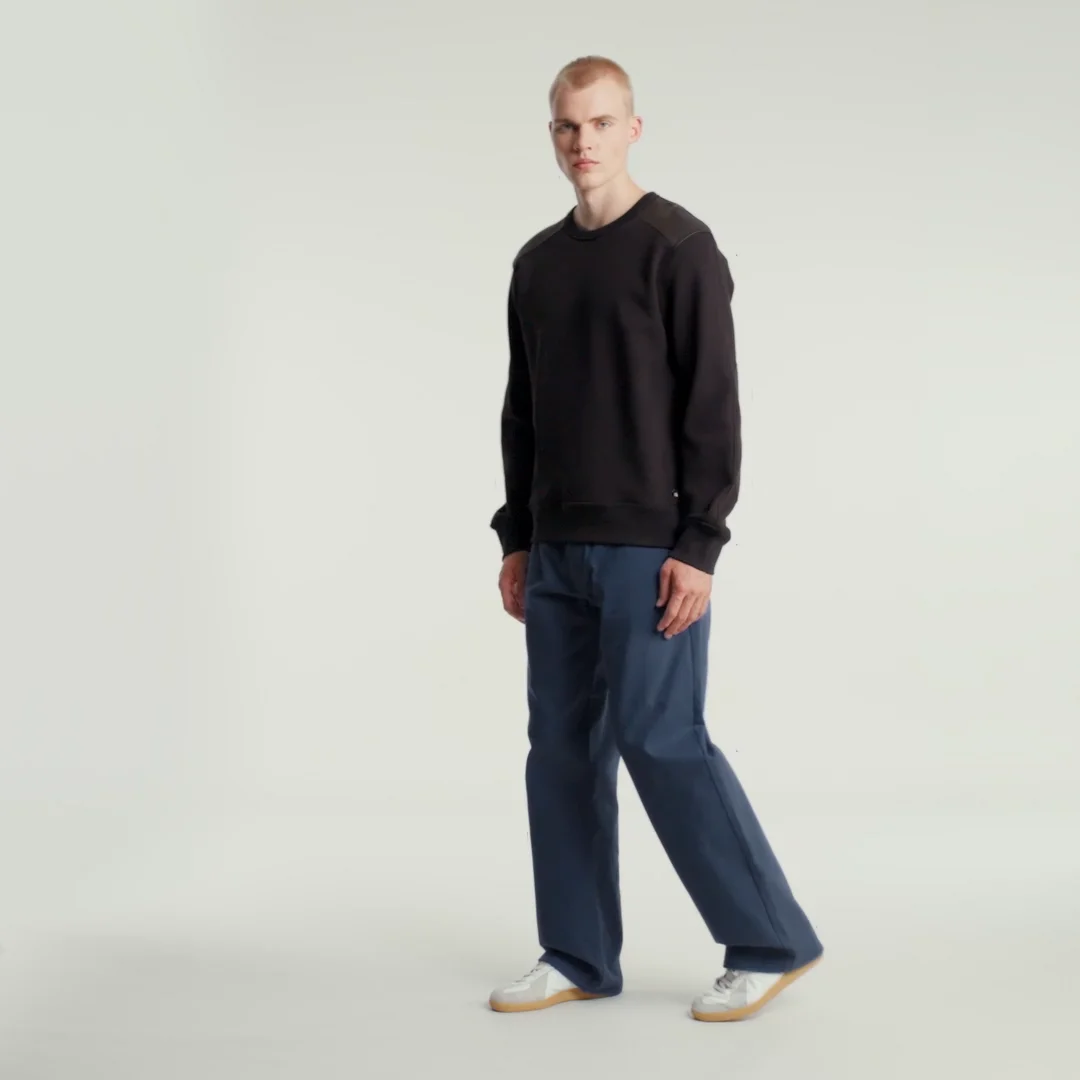 MN Premium Relaxed Sweater | ブラック | G-STAR® JP