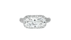 3.75 ct. t.w. Lab-Grown Diamond East-West Ring in Platinum