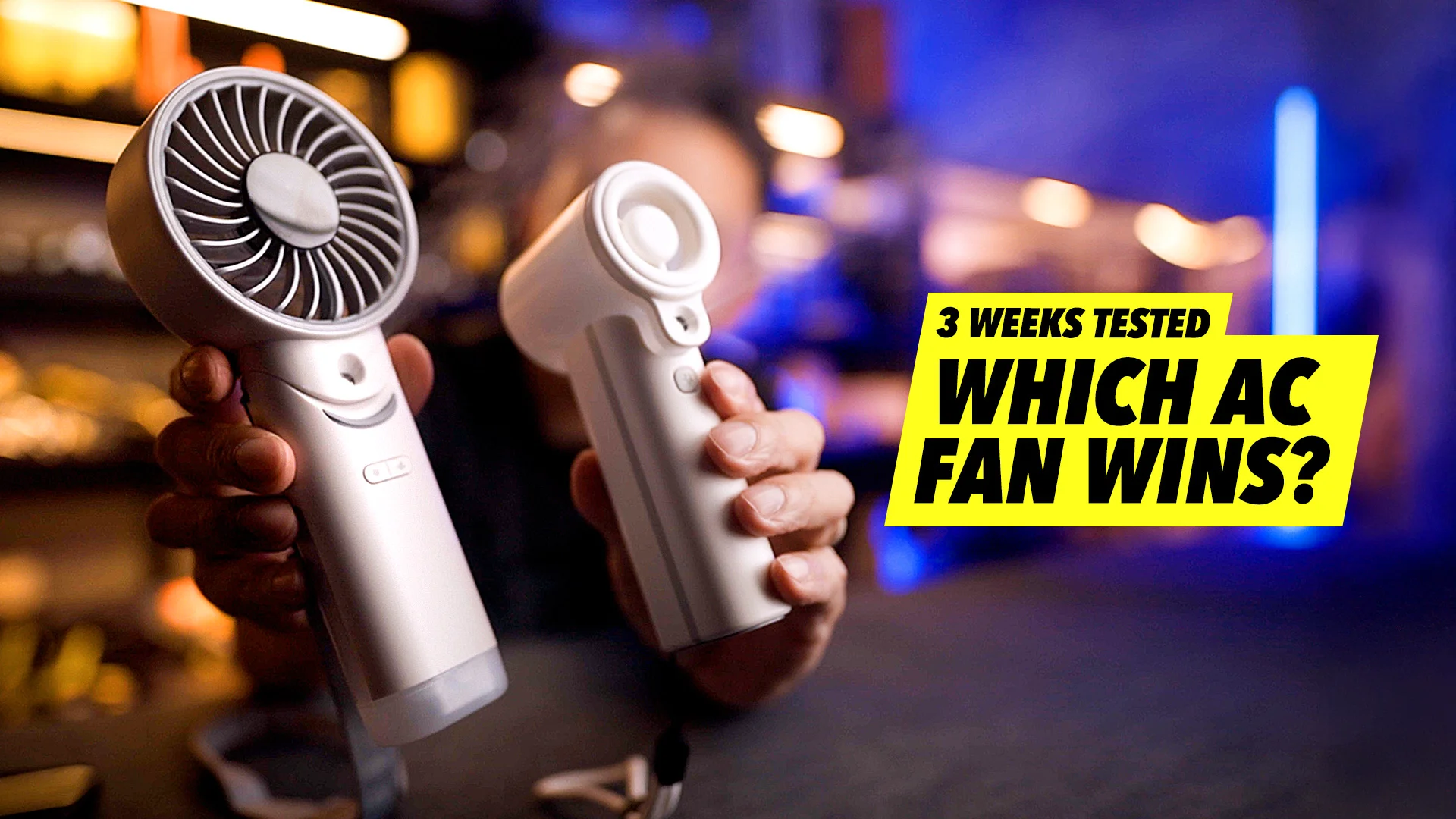 izzCool 40 - High Speed Handheld Air Conditioner Fan (5,200mAh