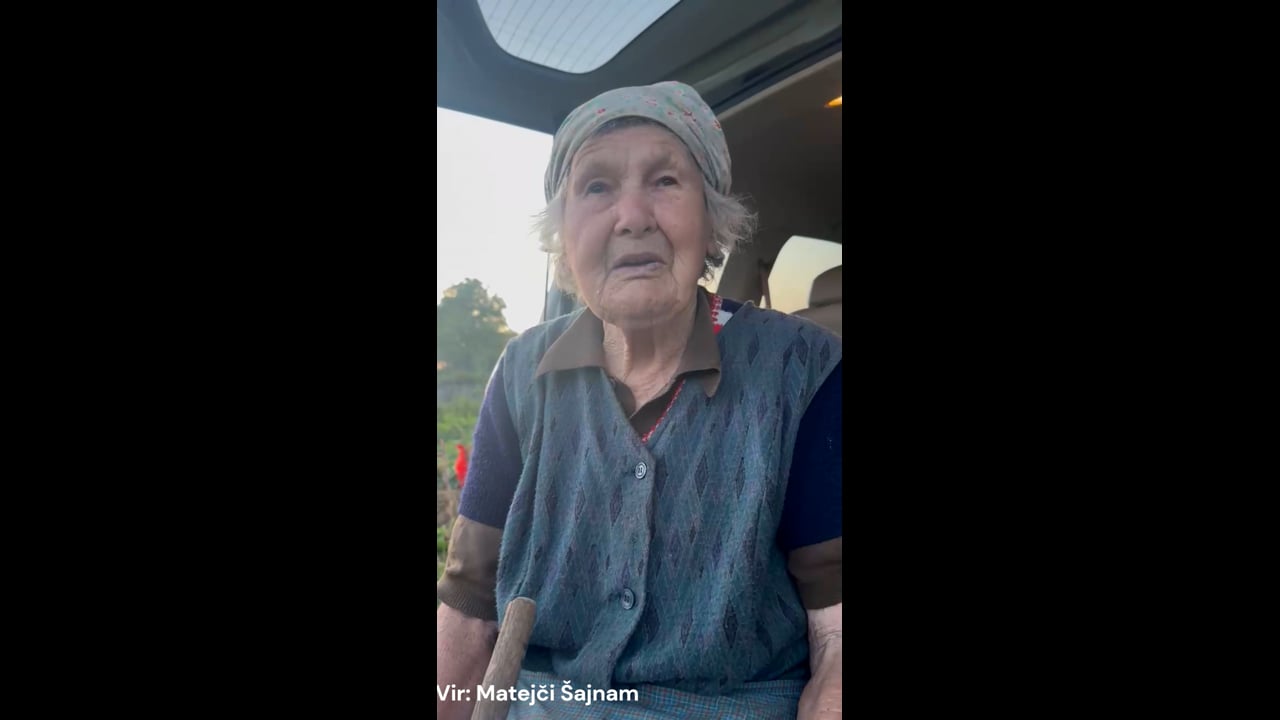 95-letna Francka s Krasa s čudovitim sporočilom za prihodnje generacije #foto
