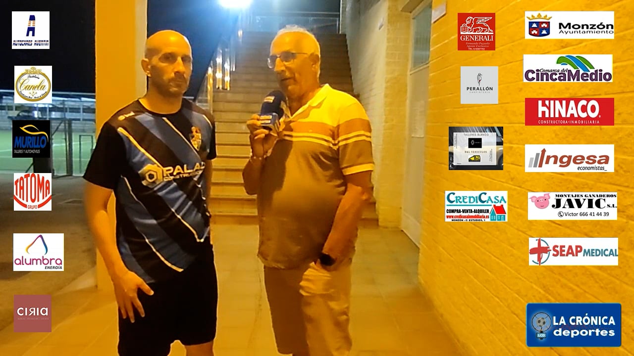 COPA FEDERACIÓN 1ª ELIMINATORIA ( SEMIFINAL IDA ) AT.MONZÓN ALUMBRA 3-1 CD BINÉFAR  JOAQUIN PONSA ( ENTRENADOR CD BINEFAR )