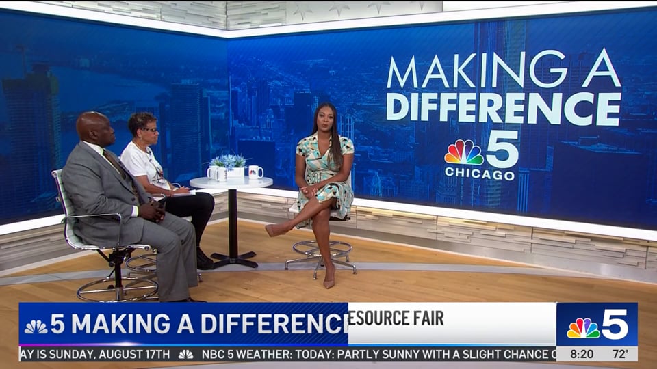 NBC5 Chicago "Making a Difference" with PLCCA 2025 Bridging the Gap