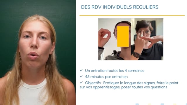 Apprendre la langue des signes