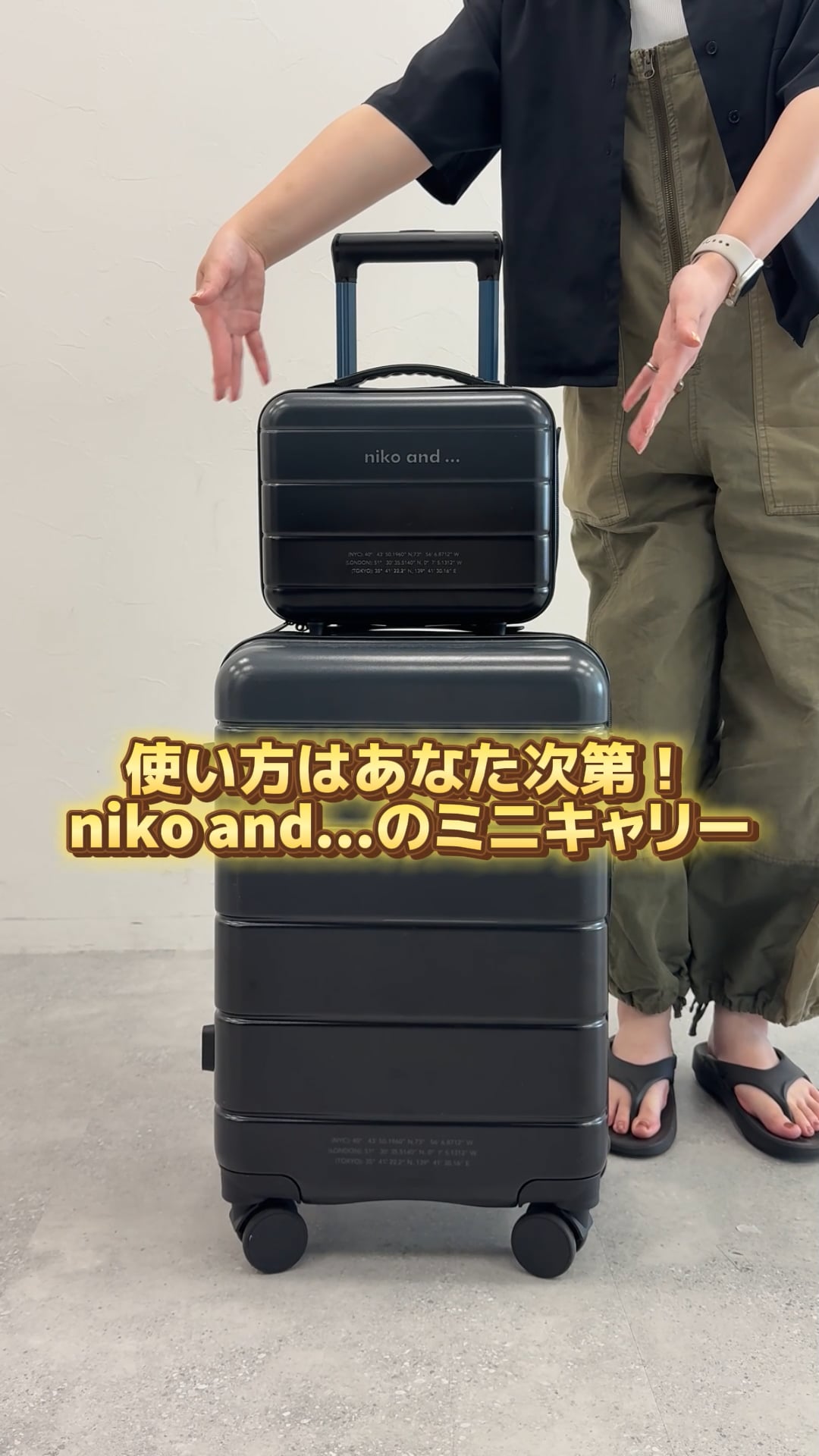 ニコロゴキャリーケースミニ/容量4L | [公式]ニコアンド（niko