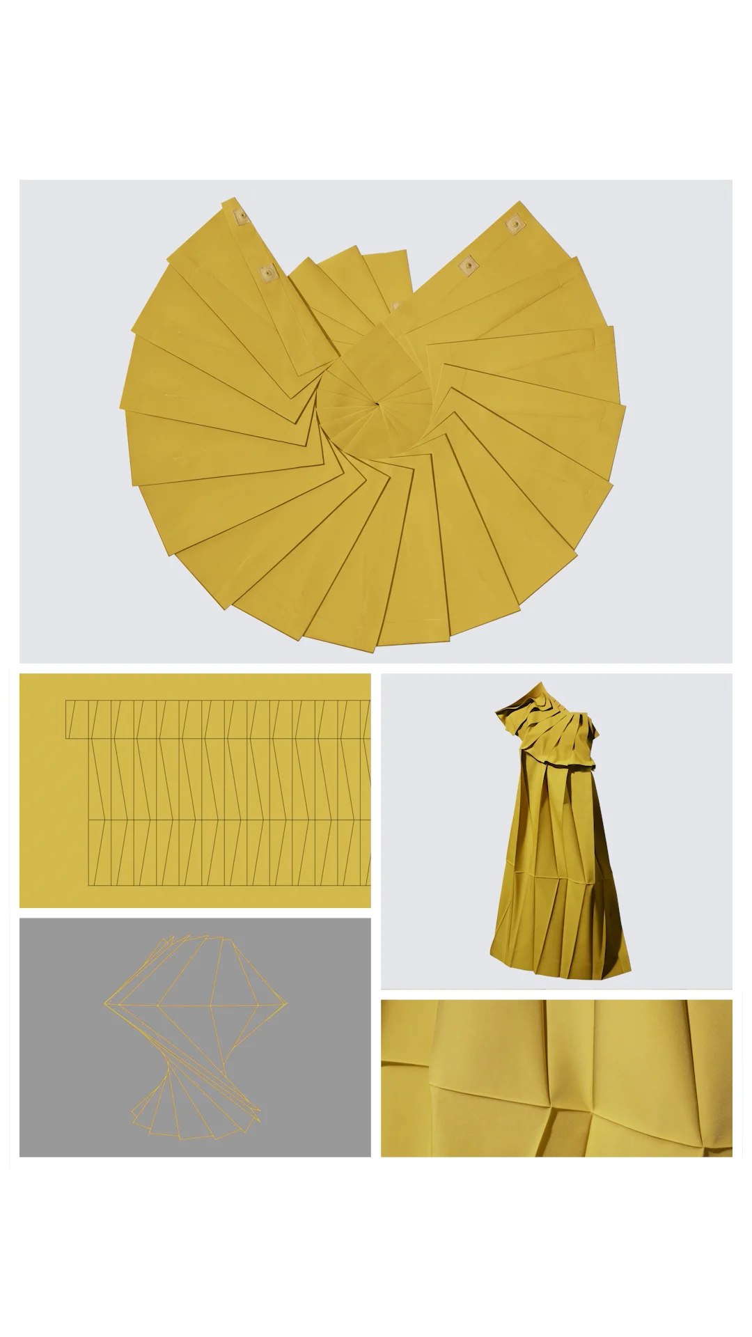 Issey Miyake ベージュオールインワン ISSEY MIYAKE SPRING SUMMER 2025 コレクション 02