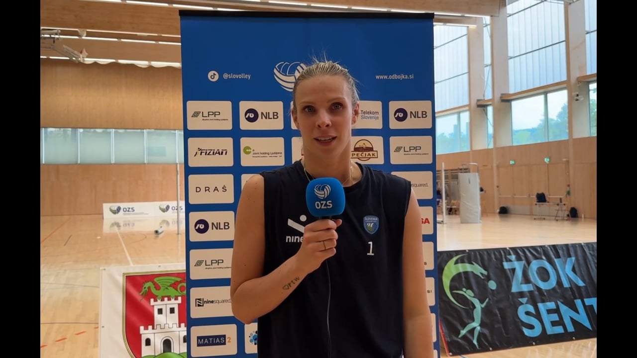 Slovenke na tako velikem odru še niso igrale