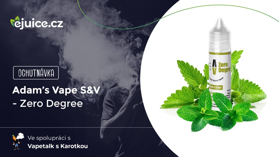 Příchuť Adam's Vape S&V Zero Degree - ochutnávka (CZ)