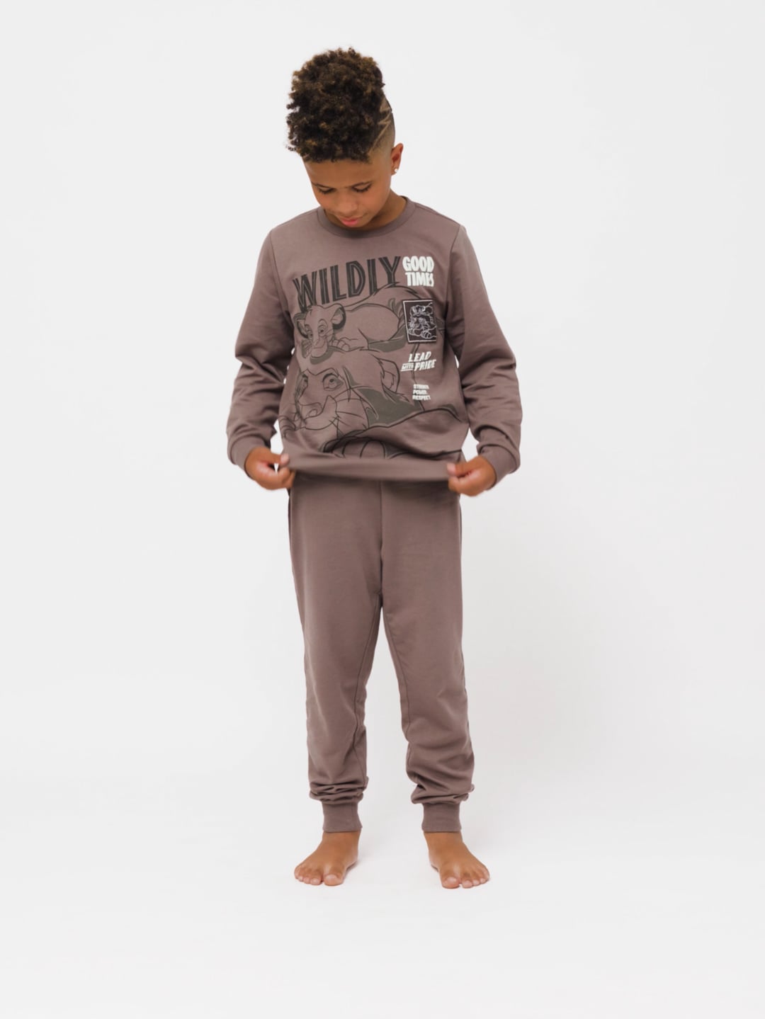סט פיג’מה ארוכה דקה LION KING