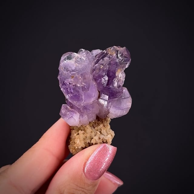 Quartz var. Amethyst - LOUD25-08 - Amherst Co. - USA Mineral Specimen